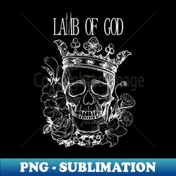 Lamb of God skull - Elegant Sublimation PNG Download - Perfect for Sublimation Art