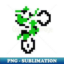Vintage Motorcycle Videogame pixelart - Professional Sublimation Digital Download - Add a Festive Touch to Every Day