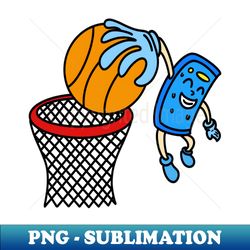 funny cartoon basketball dunk - premium png sublimation file - capture imagination with every detail