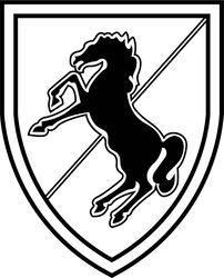 US ARMY 11th ARMORED CAVALRY REGIMENT 11th ACR BLACKHORSE EMBLEM VECTOR FILE SVG DXF EPS PNG JPG FILE