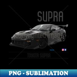 Supra Time Black Carbon - Premium PNG Sublimation File - Perfect for Personalization