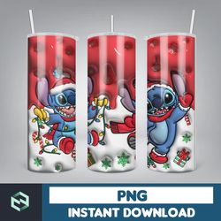 3D Design Tumbler Inflated Sublimation Tumbler Design Download PNG, 20 Oz Digital Tumbler Wrap PNG (71)