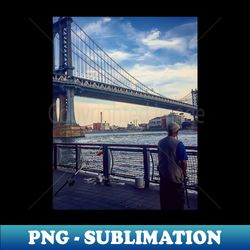 manhattan bridge new york city - artistic sublimation digital file - perfect for sublimation art