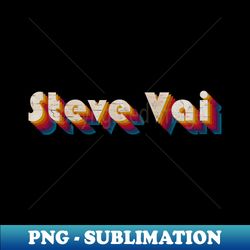 retro vintage Steve Vai - Sublimation-Ready PNG File - Boost Your Success with this Inspirational PNG Download