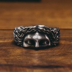 Half Of A Face Ring