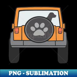 Jeep Dog Ready to Ride - Elegant Sublimation PNG Download - Transform Your Sublimation Creations