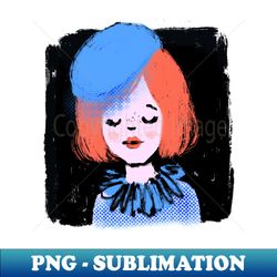 Fancy Lady - PNG Transparent Digital Download File for Sublimation - Unlock Vibrant Sublimation Designs
