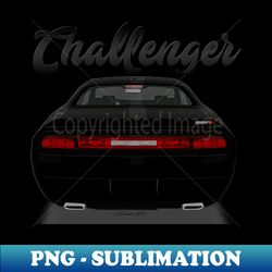 Challenger Srt-8 Black Back - Premium Sublimation Digital Download - Perfect for Creative Projects