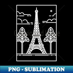 Eiffel Tower - Aesthetic Sublimation Digital File - Create with Confidence
