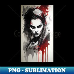 Vampiress - Sublimation-Ready PNG File - Add a Festive Touch to Every Day