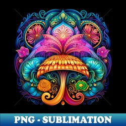 Mandala Mushroom - PNG Sublimation Digital Download - Boost Your Success with this Inspirational PNG Download