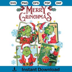 Merry Grinchmas In My Grinch Era PNG Sublimation Digital