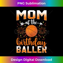 mom basketball birthday boy baller girl basketball bday tank top - innovative png sublimation design - pioneer new aesthetic frontiers
