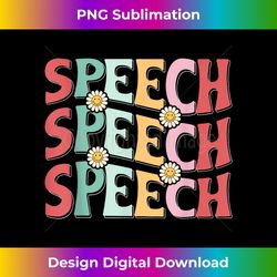 Speech Therapy Retro Speech Language Pathologist Therapist - Edgy Sublimation Digital File - Access the Spectrum of Sublimation Artistry