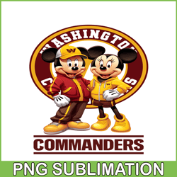 Mickey Commanders PNG, Football Team PNG, NFL PNG