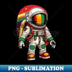 Reggae Space Cowboy - Exclusive PNG Sublimation Download - Perfect for Sublimation Art