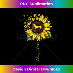 doxie mom sunflower dachshund lover gifts dog mom mama - minimalist sublimation digital file - lively and captivating visuals