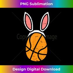 egg basketball bunny ears easter player coach fan gift - sublimation-optimized png file - customize with flair