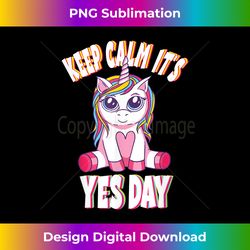 Yes Day for kids - Sophisticated PNG Sublimation File - Elevate Your Style with Intricate Details