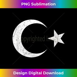 Turkey Flag with vintage national Turkish colors - Chic Sublimation Digital Download - Channel Your Creative Rebel