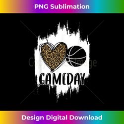 Basketball Game Day Women Leopard Cheetah Basketball Lover - Urban Sublimation PNG Design - Enhance Your Art with a Dash of Spice