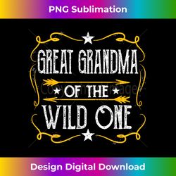 Great Grandma Of The Wild One - Chic Sublimation Digital Download - Infuse Everyday with a Celebratory Spirit