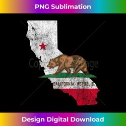 Vintage California Republic Flag CA USA State Patriot - Bohemian Sublimation Digital Download - Chic, Bold, and Uncompromising