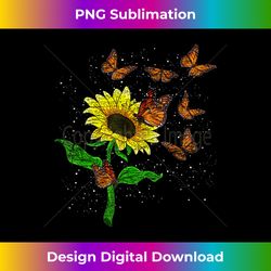 Flower Blossom Butterflies Nature Butterfly Sunflower - Minimalist Sublimation Digital File - Striking & Memorable Impressions