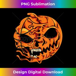 pumpkin basketball lazy halloween costume scary sports lover - sublimation-optimized png file - pioneer new aesthetic frontiers