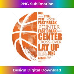 Basketball Sports Lover - Contemporary PNG Sublimation Design - Elevate Your Style with Intricate Details