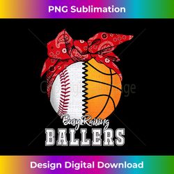 busy raising ballers baseball basketball tank top - sophisticated png sublimation file - channel your creative rebel