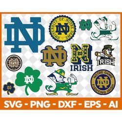 Notre Dame Fighting Irish SVG Bundle, Notre Dame Fighting Irish SVG, NCAA SVG, Sport SVG Digital File