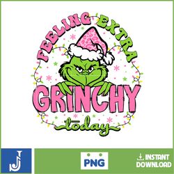 Pink Christmas Grinch Png, My Day Design Png, Bougie Christmas Png, Christmas Movie Png, That It I'm Not Going Png (8)