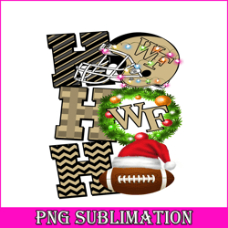 Wake Forest Demon Deacons PNG Merry Christmas Football PNG NFL PNG
