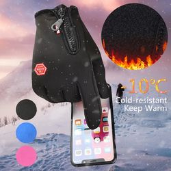 Winter Gloves for Men Women Warm Tactical Gloves Touchscreen Waterproof Hiking Skiing Fishing Cycling Snowboard Non-slip
