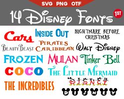 Disney Princess Alphabet Svg, Letters Font Number Font Svg, Disney Letters Princess Alphabet Svg
