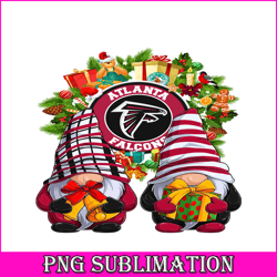 Gnome Atlanta Falcons PNG, Christmas NFL Team PNG, National Football League PNG