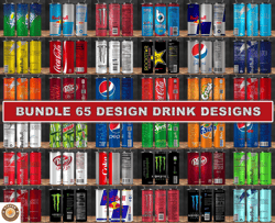 Bundle 65 Design Drink Designs, Tumbler Bundle Design, Sublimation Tumbler Bundle, 20oz Skinny Tumbler 30