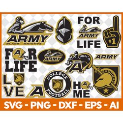 Army Black Knights Svg Bundle, Army Black Knights Logo, Sport Svg, Ncaa Svg, Army Black Knights PNG