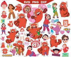 Turning Red SVG Bundle, Turning Red Svg, Mei Lee Svg, Turning Red Clipart, Turning Red For Cricut, Red Panda Svg, Meilin