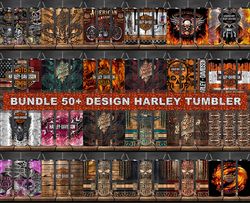 Bundle 50  Design Harley Tumbler, Tumbler Bundle Design, Sublimation Tumbler Bundle, 20oz Skinny Tumbler 01