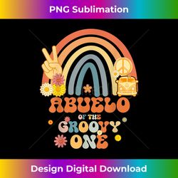Abuelo of the Groovy One Rainbow Boho Birthday Party - Luxe Sublimation PNG Download - Reimagine Your Sublimation Pieces