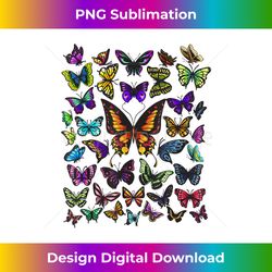 butterfly gift for men women kids butterfly lover collection - sublimation-optimized png file - lively and captivating visuals