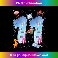 11th birthday party ocean 11 year old sea fish aquarium boy - chic sublimation digital download - immerse in creativity with every design