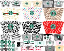 Disney Starbucks Brand Logo Template Svg, Starbucks Full Wrap Template Svg, Cup Template svg, Hot Cup Template Svg