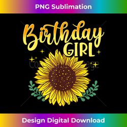 Sunflower Birthday Girl Party Family Matching - Innovative PNG Sublimation Design - Spark Your Artistic Genius