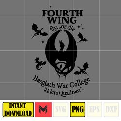Basgiath War College Png, Fourth Wing Png, Violet Sorrengai, Rebecca Yarros Png, Dragon Rider Png, Gifts For Readers, Bo