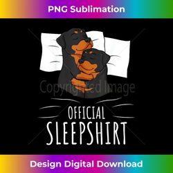 Rottweiler Rottie Dog Official Sleepshirt - Sublimation-Optimized PNG File - Striking & Memorable Impressions