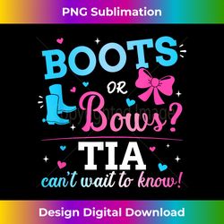 Gender reveal boots or bows tia matching baby party - Deluxe PNG Sublimation Download - Immerse in Creativity with Every Design