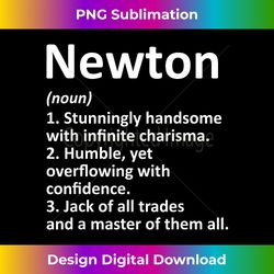 NEWTON Definition Personalized Name Funny Birthday Gift Idea - Chic Sublimation Digital Download - Infuse Everyday with a Celebratory Spirit